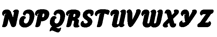 Onilery Italic Font UPPERCASE