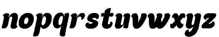 Onilery Italic Font LOWERCASE