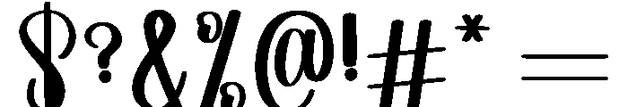 Online Shop Font OTHER CHARS