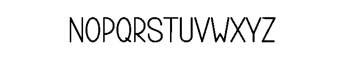 Only Script Font LOWERCASE