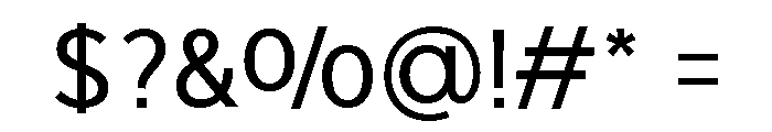 OnlysanMedium-Regular Font OTHER CHARS