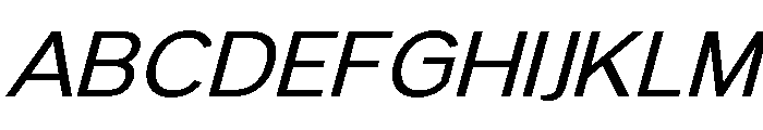 OnlysanMediumItalic-Regular Font UPPERCASE