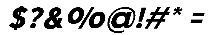 Onlysans Bold Italic Regular Font OTHER CHARS