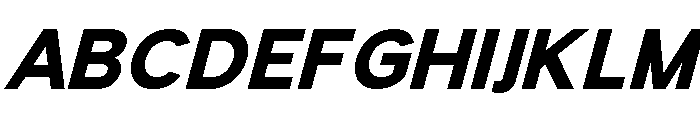 Onlysans Bold Italic Regular Font UPPERCASE
