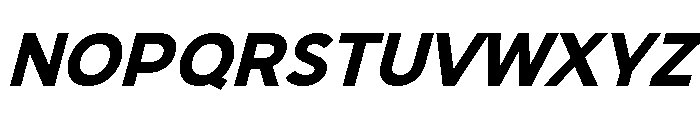 Onlysans Bold Italic Regular Font UPPERCASE