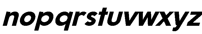 Onlysans Bold Italic Regular Font LOWERCASE