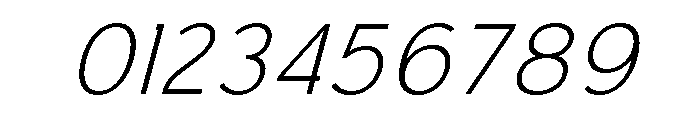 Onlysans Light Italic Regular Font OTHER CHARS