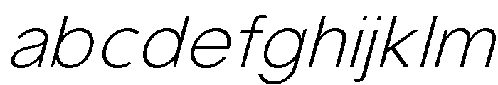 Onlysans Light Italic Regular FONT