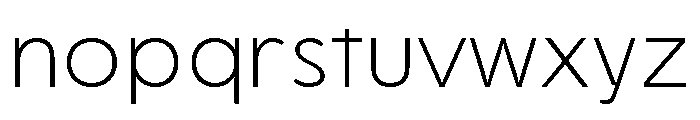 Onlysans Light Regular Font LOWERCASE