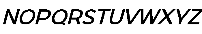 Onlysans Semi Bold Italic Reg Font UPPERCASE