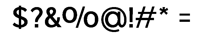 Onlysans Semi Bold Regular Font OTHER CHARS