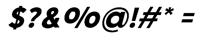 OnlysansBoldItalic-Regular Font OTHER CHARS