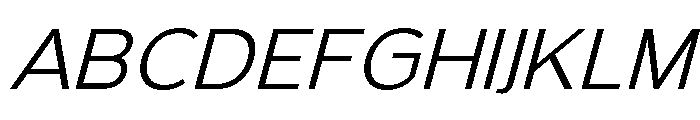 OnlysansRegularItalic-Regular Font UPPERCASE