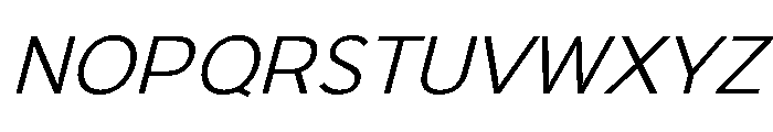 OnlysansRegularItalic-Regular Font UPPERCASE