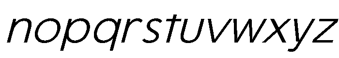 OnlysansRegularItalic-Regular Font LOWERCASE