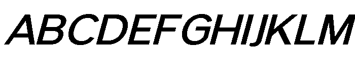 OnlysansSemiBoldItalic-Reg Font UPPERCASE