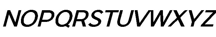 OnlysansSemiBoldItalic-Reg Font UPPERCASE