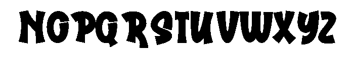 Ontime Boom Font UPPERCASE