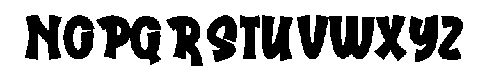 Ontime Boom Font LOWERCASE