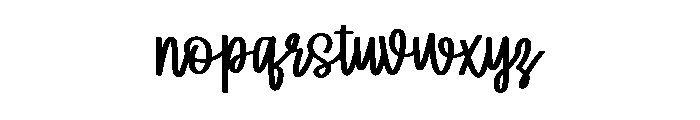 Ontime Dating Font LOWERCASE