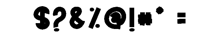 Ontime1 Font OTHER CHARS