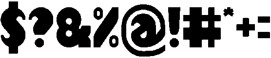 ONE THOUSAND otf (400) Font OTHER CHARS