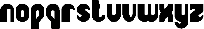ONE THOUSAND otf (400) Font LOWERCASE