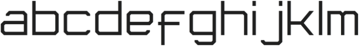 On-grid2 otf (400) Font LOWERCASE