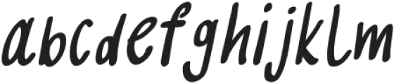 One Night in Tokyo Regular otf (400) Font LOWERCASE