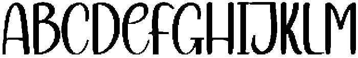 Oneday Regular otf (400) Font UPPERCASE
