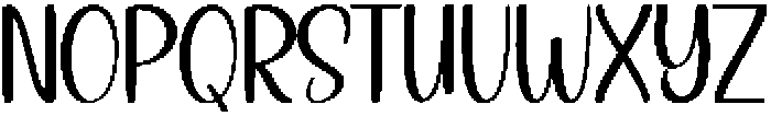 Oneday Regular otf (400) Font LOWERCASE