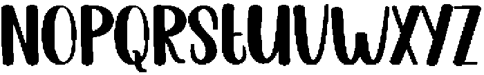 Oneday Regular otf (400) Font LOWERCASE