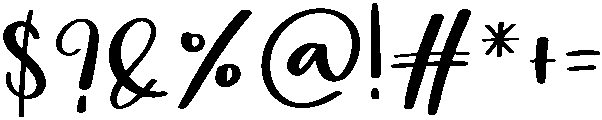 Oneday Regular otf (400) Font OTHER CHARS