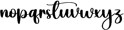 Oneday Regular otf (400) Font LOWERCASE