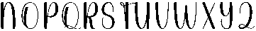 Oneday Regular otf (400) Font UPPERCASE
