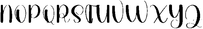 Oneday Regular otf (400) Font UPPERCASE