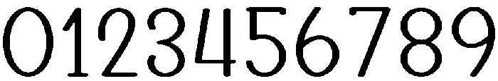 Oneday Regular otf (400) Font OTHER CHARS