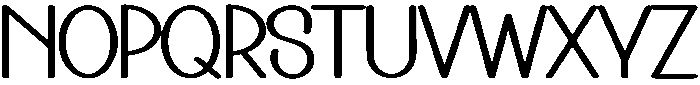 Oneday Regular otf (400) Font UPPERCASE