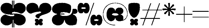 Oneday-Regular otf (400) Font OTHER CHARS