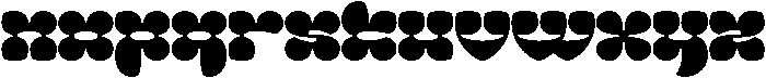 Oneday-Regular otf (400) Font LOWERCASE