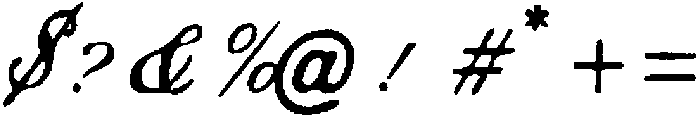 Onehart Script otf (400) Font OTHER CHARS