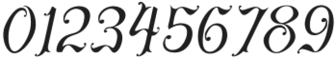 Onelsymus Italic otf (400) Font OTHER CHARS