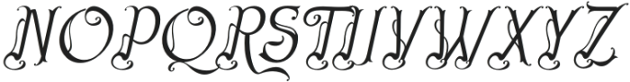 Onelsymus Italic otf (400) Font UPPERCASE