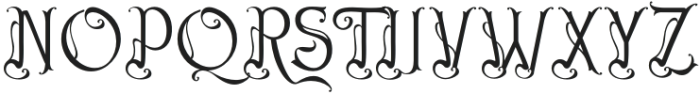 Onelsymus Regular otf (400) Font UPPERCASE