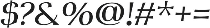 Onimusha Light Italic otf (300) Font OTHER CHARS