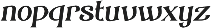 Onimusha Medium Italic otf (500) Font LOWERCASE