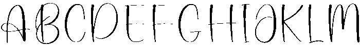 Online Regular otf (400) Font UPPERCASE