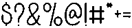 Only Script Regular otf (400) Font OTHER CHARS