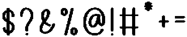 Only This Regular otf (400) Font OTHER CHARS