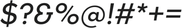 Onry Medium Italic otf (500) Font OTHER CHARS